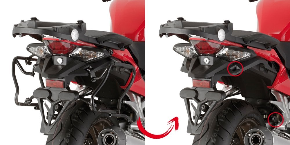 Givi PLXR1132 Honda Vfr 800 F (14) Yan Çanta Demiri