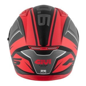 Givi Stoccarda Kask Blades Mat Siyah Kırmızı