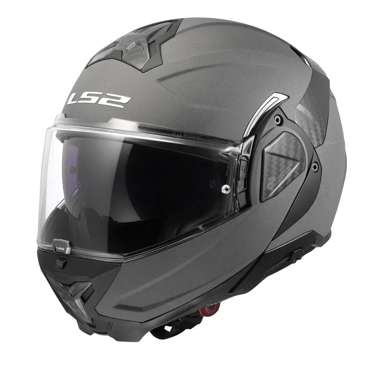 LS2 Advant 2 Mat Concrete Çene Açılır Kask