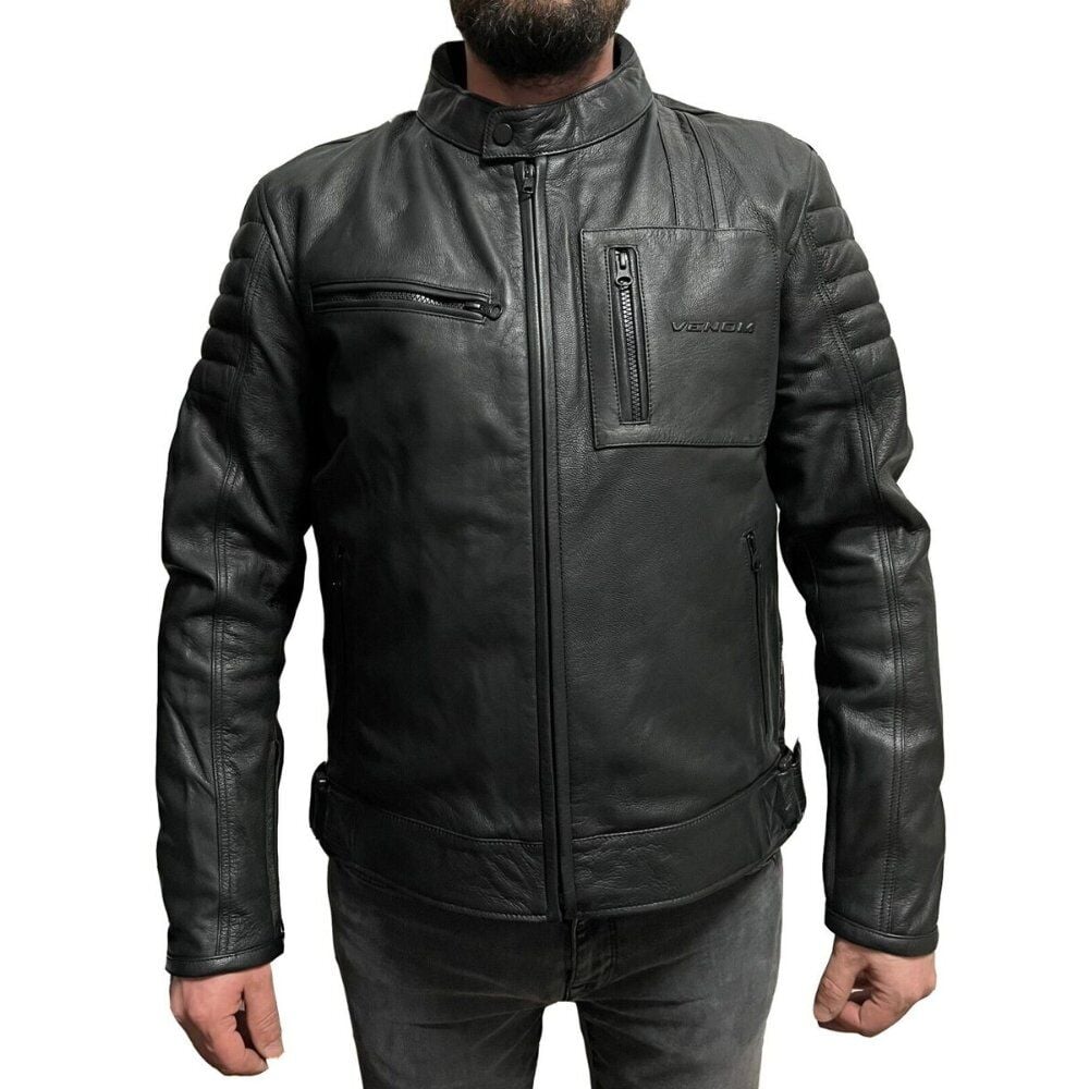 Venom Mustang Deri Mont Siyah