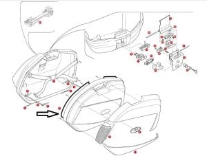 Givi Z769 Çanta Kapak Contası V46-V35