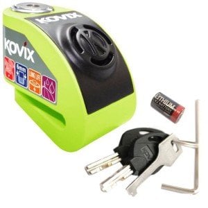 Kovix KD6-FG Alarmlı Disk Kilidi Neon Sarı