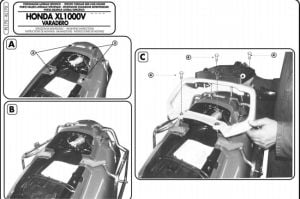 Givi PL170 Honda XL 1000V Varadero - ABS Yan Çanta Demiri