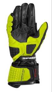 Spidi Carbo Track Evo Deri Eldiven Sarı Beyaz