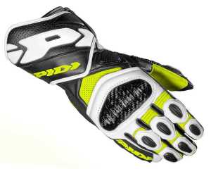 Spidi Carbo 7 Deri Eldiven Siyah Sarı