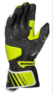 Spidi Carbo 7 Deri Eldiven Siyah Sarı
