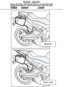 Givi PLX1137 Honda CB 650F - CBR 650F (14) Yan Çanta Demiri