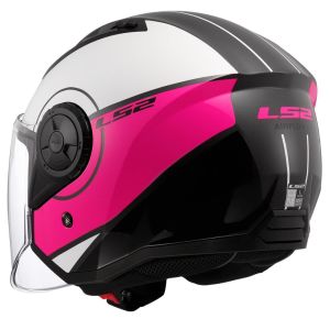 LS2 Airflow 2 Kask Cover Beyaz-Pembe