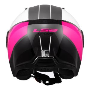 LS2 Airflow 2 Kask Cover Beyaz-Pembe
