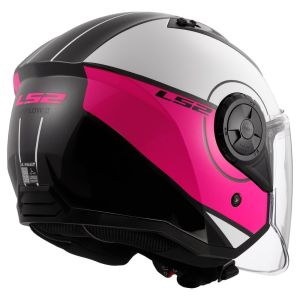 LS2 Airflow 2 Kask Cover Beyaz-Pembe