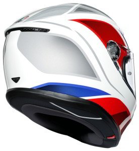 AGV K6 Kask Hyphen Beyaz Kırmızı Mavi