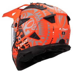 LS2 Pioneer 2 Kask Mat Turuncu