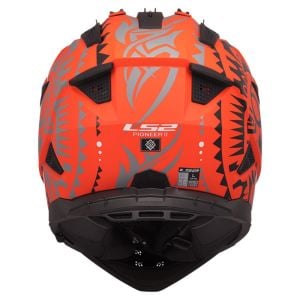 LS2 Pioneer 2 Kask Mat Turuncu