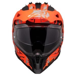 LS2 Pioneer 2 Kask Mat Turuncu