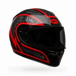 BELL Qualifier Kask Scorch Parlak Siyah Kırmızı