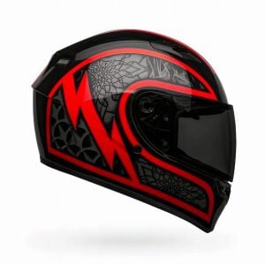 BELL Qualifier Kask Scorch Parlak Siyah Kırmızı