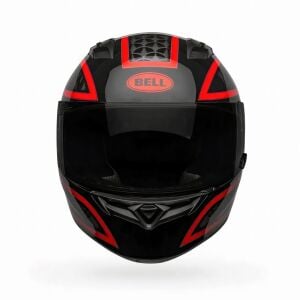 BELL Qualifier Kask Scorch Parlak Siyah Kırmızı