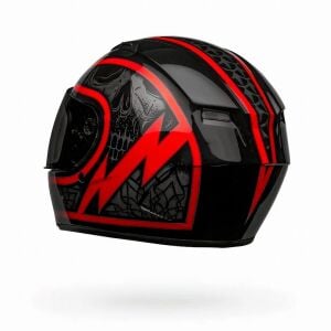 BELL Qualifier Kask Scorch Parlak Siyah Kırmızı
