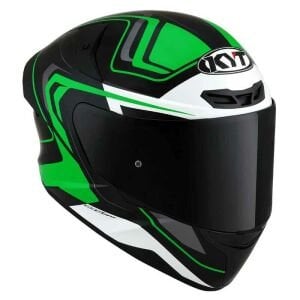 KYT TT-Course Kask Overtech Siyah Yeşil