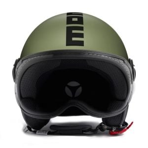 MomoDesign FGTR Kask Klasik Momo Mat Askeri Yeşil Siyah