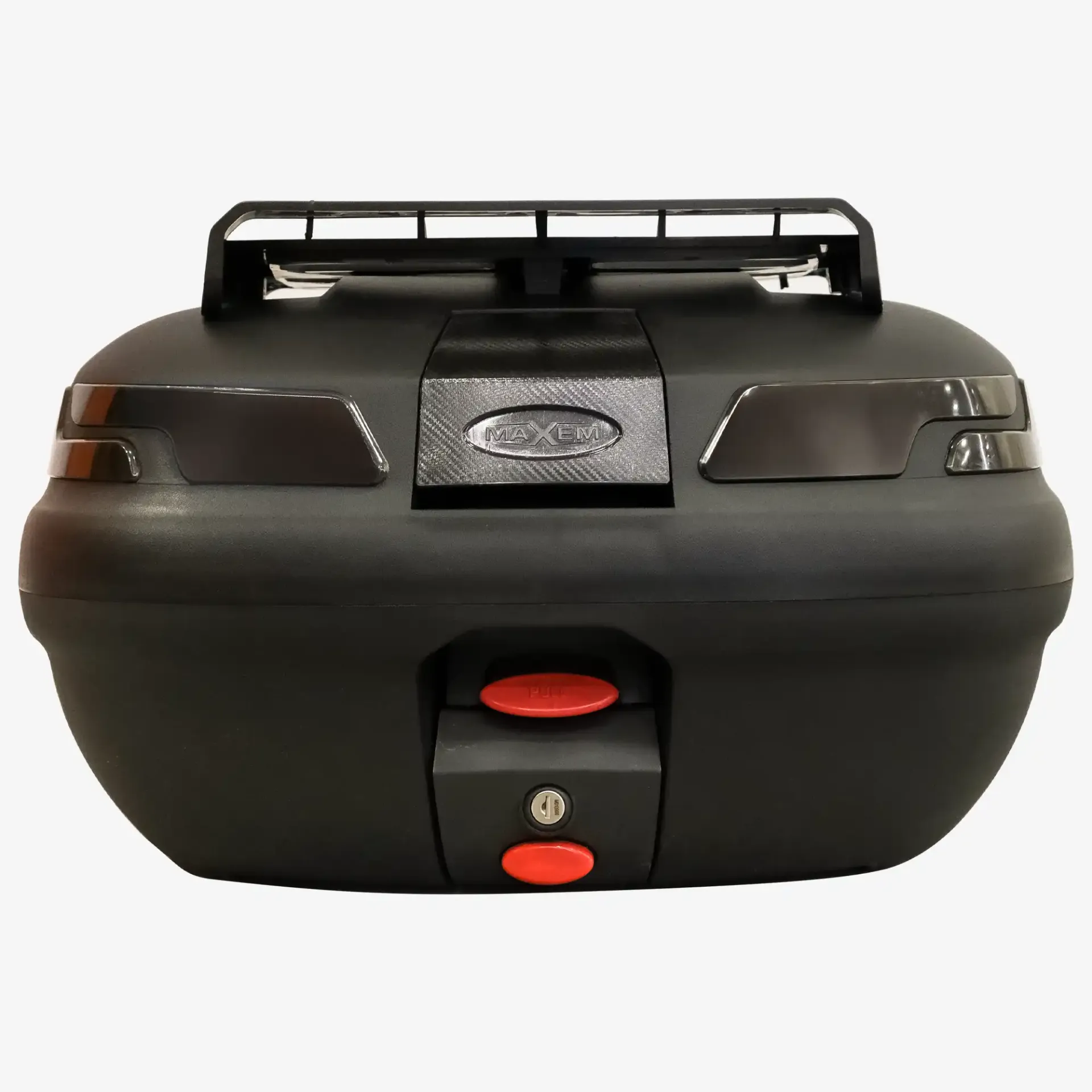 MAXEM SL-45 Arka Çanta 45 Litre Sırt Dayama ve Üst Tabla Dahil Parlak Siyah