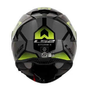 LS2 Storm 2 Kronos Sarı Gri Kask