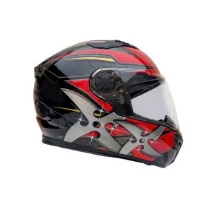 Zeus ZS-813A Kask Kırmızı Siyah