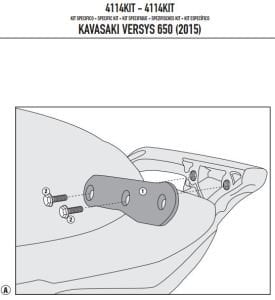 Givi 4114Kit Kawasaki Versys 650 (15) Yan Çanta Demiri Kiti