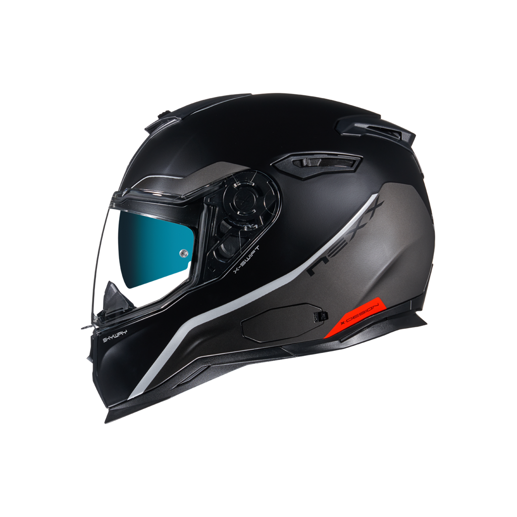 Nexx Sx.100 Skyway Kask Mat Siyah Gri