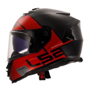 LS2 Storm 2 Kask Epic Siyah-Kırmızı