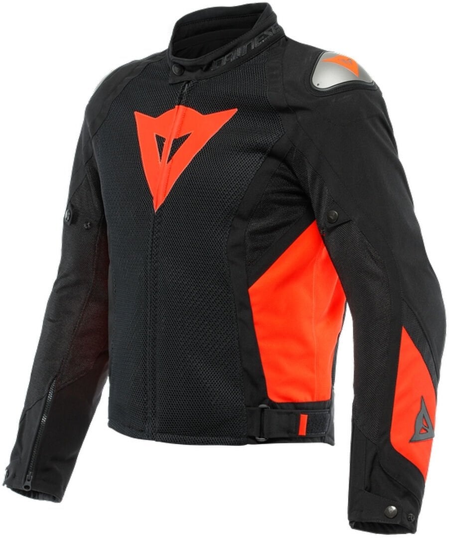 Dainese Energyca Air Tex Ceket Fluo Kırmızı Siyah