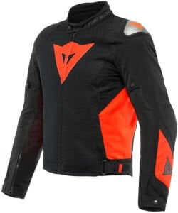 Dainese Energyca Air Tex Ceket Fluo Kırmızı Siyah