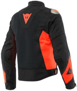 Dainese Energyca Air Tex Ceket Fluo Kırmızı Siyah