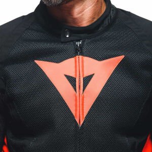 Dainese Energyca Air Tex Ceket Fluo Kırmızı Siyah
