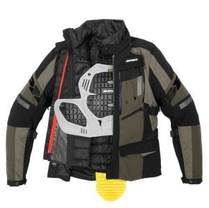 Spidi 4 Season Evo H2Out Mevsimlik Ceket Haki Yeşil