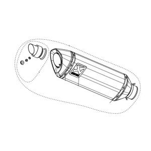 Akrapovic M-R05905C Aprilia RSV4 (21-24) Susturucu