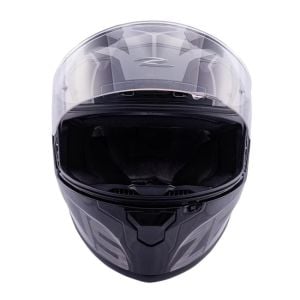 Zeus ZS-826 Kask İnci Siyah BK3 Gümüş