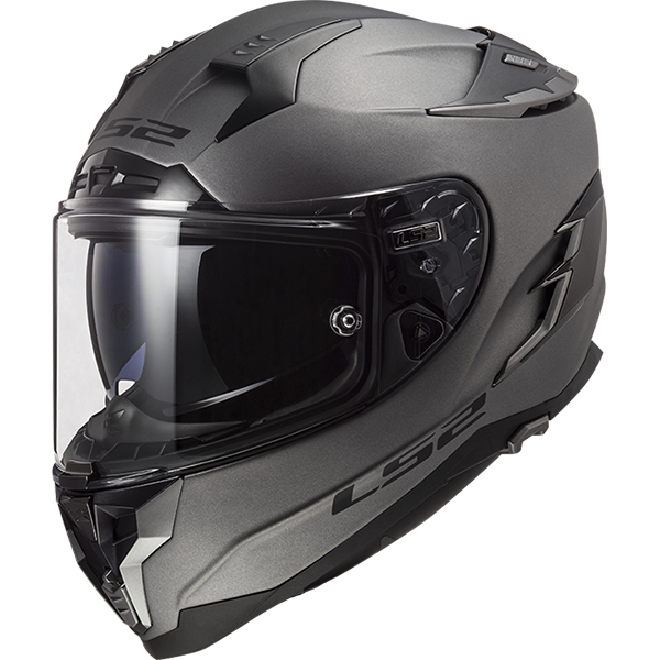 LS2 Challenger Mat Titanium Kask