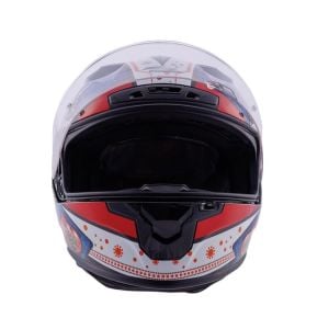 Zeus ZS-826 Kask İnci Siyah BK6 Mavi
