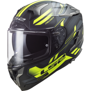 Ls2 Challenger Spin Kask Mat Siyah Kobalt Ls2 Challenger Spin Kask Mat Siyah Kobalt L