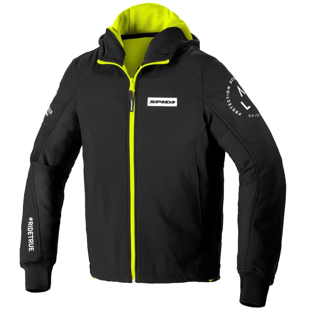 Spidi Hoodie Armor Evo Tekstil Mont Sarı Siyah Spidi Hoodie Armor Evo Tekstil Mont Sarı Siyah XL
