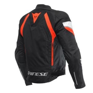 Dainese Avro 5 Ceket Siyah - Fluo Red - Beyaz