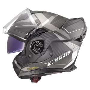 LS2 Advant X Karbon Horizon Kask Mat Gümüş-Gri