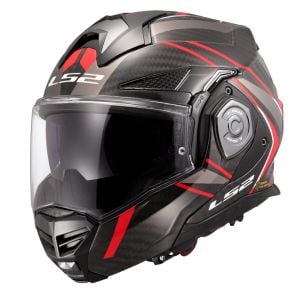 LS2 Advant X Karbon Future II Kask Kırmızı