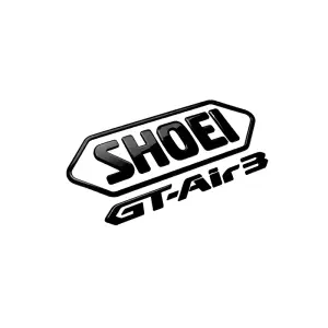 Shoei Gt-Air 3 Arka Sticker Siyah