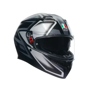 AGV K3 MPLK COMPOUND Kapalı Kask Mat Siyah Gri