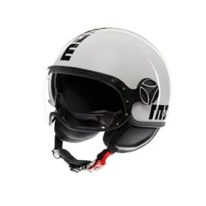 MomoDesign FGTR Evo Mono White Quarz.Blk Kask