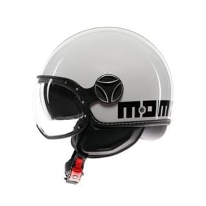 MomoDesign FGTR Evo Mono White Quarz.Blk Kask