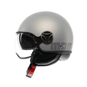 MomoDesign FGTR Evo Hip Matt Grey-Cerulean Grey Kask