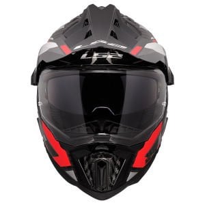 LS2 Explorer C Karbon Frontier II Kask Kırmızı